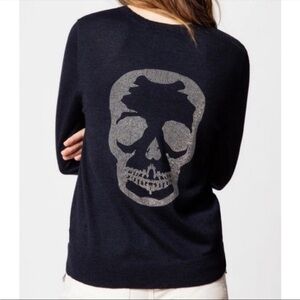 NWT Zadig & Voltaire 100% Merino Wool
Miss M Skull Black Navy Sweater